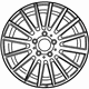 Mercedes-Benz 209-401-55-02-64 Wheel, Alloy Mercedes-Benz 209-401-55-02-64 Wheel, Alloy