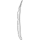 Mercedes-Benz 253-889-00-25 Rear Seal Mercedes-Benz 253-889-00-25 Rear Seal