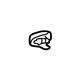 Mercedes-Benz 202-766-03-05 Handle, Outside Pad Mercedes-Benz 202-766-03-05 Handle, Outside Pad