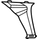 Mercedes-Benz 257-885-93-03 Inner Duct Mercedes-Benz 257-885-93-03 Inner Duct