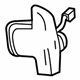 Mercedes-Benz 204-267-00-46 Paddle Switch Mercedes-Benz 204-267-00-46 Paddle Switch