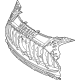 Mercedes-Benz 190-885-48-03 Grille Assembly Mercedes-Benz 190-885-48-03 Grille Assembly