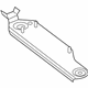Mercedes-Benz 204-504-06-40 Transmission Cooler Bracket Mercedes-Benz 204-504-06-40 Transmission Cooler Bracket