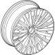 Mercedes-Benz 214-401-05-00-7X23 EXCHANGE SPOKE WHEEL Mercedes-Benz 214-401-05-00-7X23 EXCHANGE SPOKE WHEEL
