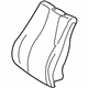 Mercedes-Benz 220-910-20-47-8G70 Seat Back Cover Mercedes-Benz 220-910-20-47-8G70 Seat Back Cover