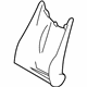 Mercedes-Benz 220-910-44-39-1B25 Seat Back Panel Mercedes-Benz 220-910-44-39-1B25 Seat Back Panel