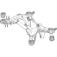 Mercedes-Benz 254-350-40-05 REAR AXLE CARRIER Mercedes-Benz 254-350-40-05 REAR AXLE CARRIER