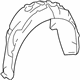 Mercedes-Benz 222-690-81-00 Wheelhouse Liner Mercedes-Benz 222-690-81-00 Wheelhouse Liner
