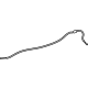 Mercedes-Benz 223-880-23-00-64 Release Cable Mercedes-Benz 223-880-23-00-64 Release Cable