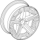 Mercedes-Benz 297-401-23-00-7X23 Wheel Mercedes-Benz 297-401-23-00-7X23 Wheel