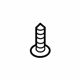 Mercedes-Benz 001-990-60-36 Rear Fender Liner Retainer Screw Mercedes-Benz 001-990-60-36 Rear Fender Liner Retainer Screw