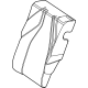 Mercedes-Benz 236-920-35-03-1C88 OUTER COV., RR SEAT BACKR Mercedes-Benz 236-920-35-03-1C88 OUTER COV., RR SEAT BACKR