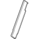 Mercedes-Benz 236-924-00-00-9F08 LINING, REAR BACKREST Mercedes-Benz 236-924-00-00-9F08 LINING, REAR BACKREST