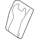 Mercedes-Benz 247-920-10-02-9H93 OUTER COV., RR SEAT BACKR Mercedes-Benz 247-920-10-02-9H93 OUTER COV., RR SEAT BACKR