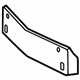 Mercedes-Benz 172-885-15-81 License Bracket Mercedes-Benz 172-885-15-81 License Bracket