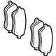 Mercedes-Benz 000-420-77-04 Brake Pads Mercedes-Benz 000-420-77-04 Brake Pads