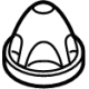 Mercedes-Benz 000-998-27-42-64 Engine Cover Front Bushing Mercedes-Benz 000-998-27-42-64 Engine Cover Front Bushing