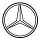 Mercedes-Benz 219-758-00-58 Emblem Mercedes-Benz 219-758-00-58 Emblem