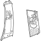Mercedes-Benz 243-690-89-00-9051 Upper Center Pillar Trim Mercedes-Benz 243-690-89-00-9051 Upper Center Pillar Trim