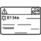 Mercedes-Benz 205-817-52-00 A/C Label Mercedes-Benz 205-817-52-00 A/C Label