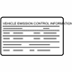 Mercedes-Benz 152-221-00-01 INFORMATION LABEL Mercedes-Benz 152-221-00-01 INFORMATION LABEL