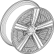 Mercedes-Benz 294-400-03-00-7X23 WHEEL Mercedes-Benz 294-400-03-00-7X23 WHEEL