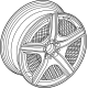 Mercedes-Benz 294-400-00-00 EXCHANGE SPOKE WHEEL Mercedes-Benz 294-400-00-00 EXCHANGE SPOKE WHEEL