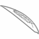 Mercedes-Benz 218-690-13-01-7M08 TRIM, REAR SHELF