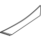 Mercedes-Benz 236-757-41-00 TRIM STRIP