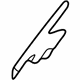 Mercedes-Benz 208-698-04-14 Pillar Molding Bracket Mercedes-Benz 208-698-04-14 Pillar Molding Bracket