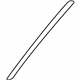 Mercedes-Benz 208-698-01-98-64 Pillar Molding Seal Mercedes-Benz 208-698-01-98-64 Pillar Molding Seal