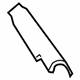 Mercedes-Benz 164-824-02-49 Wiper Arm Cap Mercedes-Benz 164-824-02-49 Wiper Arm Cap