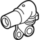 Mercedes-Benz 177-200-66-02 COOLANT LINE Mercedes-Benz 177-200-66-02 COOLANT LINE