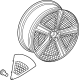 Mercedes-Benz 295-400-02-00-7X23 Wheel Mercedes-Benz 295-400-02-00-7X23 Wheel