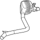 Mercedes-Benz 254-490-96-01 EXHAUST GAS LINE, REAR Mercedes-Benz 254-490-96-01 EXHAUST GAS LINE, REAR