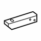 Mercedes-Benz 246-626-00-88 Radiator Support Bracket Mercedes-Benz 246-626-00-88 Radiator Support Bracket