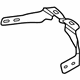 Mercedes-Benz 172-490-00-40 Front Pipe Bracket Mercedes-Benz 172-490-00-40 Front Pipe Bracket