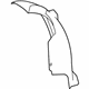 Mercedes-Benz 204-690-11-30 Rear Fender Liner Mercedes-Benz 204-690-11-30 Rear Fender Liner