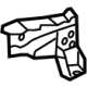 Mercedes-Benz 213-610-65-01 Reinforcement Bracket Mercedes-Benz 213-610-65-01 Reinforcement Bracket