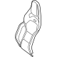 Mercedes-Benz 190-910-14-04-8L16 Seat Back Cover Mercedes-Benz 190-910-14-04-8L16 Seat Back Cover