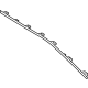 Mercedes-Benz 214-885-70-04 TRIM MOLDING Mercedes-Benz 214-885-70-04 TRIM MOLDING