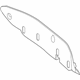 Mercedes-Benz 205-750-31-00 Trunk Lid Trim Mercedes-Benz 205-750-31-00 Trunk Lid Trim