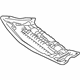 Mercedes-Benz 212-524-09-01 Front Deflector Mercedes-Benz 212-524-09-01 Front Deflector