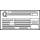 Mercedes-Benz 290-584-84-01 INFO. LABEL, TIRE PRESS. Mercedes-Benz 290-584-84-01 INFO. LABEL, TIRE PRESS.