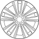 Mercedes-Benz 463-401-10-00-7X21 Wheel, Alloy Mercedes-Benz 463-401-10-00-7X21 Wheel, Alloy