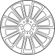 Mercedes-Benz 463-401-39-00-7X21 Wheel, Alloy Mercedes-Benz 463-401-39-00-7X21 Wheel, Alloy