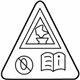 Mercedes-Benz 000-584-08-07 Caution Label Mercedes-Benz 000-584-08-07 Caution Label