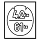 Mercedes-Benz 211-584-07-38 Spare Tire Label Mercedes-Benz 211-584-07-38 Spare Tire Label