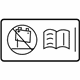 Mercedes-Benz 000-584-06-13 Battery Label Mercedes-Benz 000-584-06-13 Battery Label