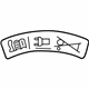 Mercedes-Benz 170-584-05-38 Spare Tire Label Mercedes-Benz 170-584-05-38 Spare Tire Label